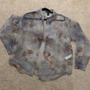 Sheer Angel Blouse